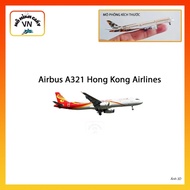 [1:400] Airbus A321 Hong Kong Airlines Assembly Paper Model - MohinhgiayVN