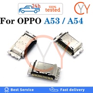 10pcs / 50pcs For OPPO A53 / A54 4G Micro USB Plug In Charging Charger Port Connector Charging Pin P