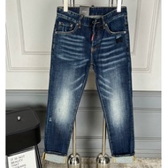 [ LA 1:1 PREMIUM PRODUCTS ] SIMPLE EMBROIDERED D2 MEN'S JEANS AND JEANS