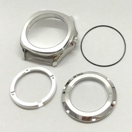 40mm Sapphire Glass Silver Case for ETA 2836 Miyota 8205 8215 DG2813 Movement