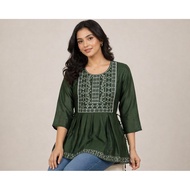 Indian Style Short Kurti / Tops Women - New Arrival