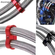 (duyongrain) Universal AN4 AN6 AN8 AN10 Billet Oil Fuel Water Hose Tube Seprator Divider Clamp Alumi