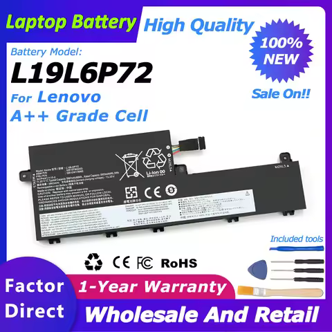L19L6P72 NEW Genuine L19L6P72 Battery For Lenovo ThinkPad P15v T15p Gen 1 Series laptop battery 5887