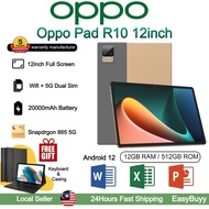 Oppo Pad Tablet R10 12Inch Android 12.0 [12GB RAM 512GB ROM] Smart Tablet Android Tablet