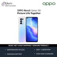 OPPO Reno5 5G Smartphone | 8GB RAM+128GB ROM | 65W Super VOOC2.0 | Picture Life Together