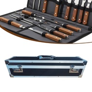 [mfnpqcn] Knife Storage Box Carrying Case Multifunctional Lightweight for Professional Chefs 50x12x1