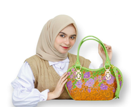 Tas Batik Muslimat Fatayat NU Bentuk Love Model Terbaru 2023 / Tas Ibu ibu pengajian / tas muslimat