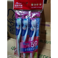 7774 Soft Bristles k77 Golden Dragon 3 Pcs Toothbrush 59