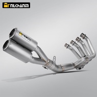 For CBR650/CB650R/CB650F/CBR650R/CBR650F 2014-2024 Honda Full System Titanium Alloy Front section Ex