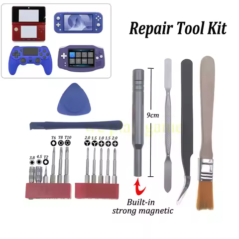 S-level Screwdriver Set Tools Kit For Switch/Switch 2/3DS NEW 3DSXL PS4 PS5 PSP Wii SNES NDSL GBA N6