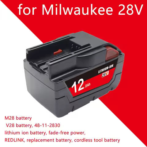 28V 6.0Ah Li-Ion Battery For MILWAUKEE M28 V28 Power 48-11-2830 28Volt Cordless replacement lithium 