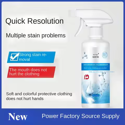 Nonionic Laundry Stain Remover Emulsifier Multifunctional Powerful Stain Remover Dry Cleaning Spray 