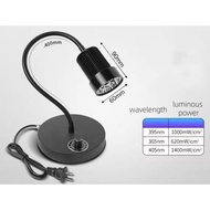 9 beads 20W UV curing lamp energy adjustable table lamp 365nm /395nm/ 405nm