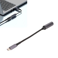 DC to Type C Cable Female Input Male Output USB 6.3mm Adapter 6.3x3.0mm for Travel