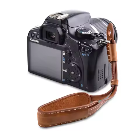 Camera Leather Hand Grip Metal Ring Wrist Strap For Nikon Z7 D7200 D7100 D5300 D5200 D5100 D3400 D33