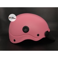 Mũ bảo hiểm Napoli sơn nhám màu Hồng dâu - [Freeship]