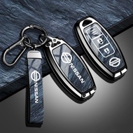Nissan Key Cover Nissan Keychain ALMERA LEAF 370Z GTR LIVINA KICKS E-POWER TERRA PATROL NAVARAL fron