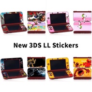 New 3DS LL DIY Stickers New 3DS XL Body Stickers Creative Cartoon New 3DS LL Colorful Stickers Anti-Scratch Protection Game Console Protective Film Game Machine Host Skin Decals