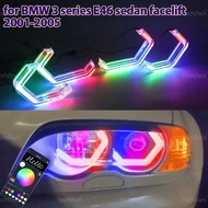 Dynamic Car-styling multi-colored App control LED Rings M4 Style turn signal Light For BMW 3 Series 