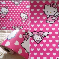 PAKET PROMO Wallpaper Hello Kitty Wallpaper Dinding Kamar Anak Motif Hello Kitty Wallpaper Anak