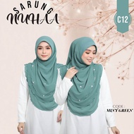Tudung Sarung Berdagu |Ironless | Instant Hijab |  Nuhaa | Exclusive Hijab |