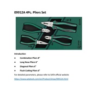 SATA 09912A 4PCS PLIERS TRAY SET Now with 09912A with extra foam