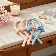 Heatless Curler Headband & Curling Tool, Ribbon Sleep Band for Valentine’s Day Penggulung Tanpa Haba