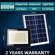 KKSKY New Upgrade ไฟโซล่าเซลล์ 200wแท้ 400w 600w 800w IP67 แผงโซล่าเซลล์ solar light water proof metal shell ไฟสนาม solar cell เหมาะสำหรับสวน ลาน ทางเดิน กำแพง ถนน