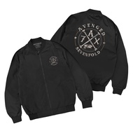 DEVVOGUE Men's Avenged Bomber Jacket A7X Taslan Material