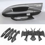 LT PROTON X50 carbon fiber pattern car door handle bowl cover,X50 exterior car accessories