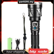 XHP360 2025 LED Flashlight USB Rechargeable 26650 Battery Lantern  Light Ultra Bright Lamp 26650 Bat