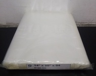 Plastic Bag Transparent PP 04 / 2kg / 1kg / 0.5kg 16 x 26 inch Clear PP 04 (0.04mm) Plastic Bag / Th