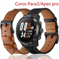 High quality Straps for Coros Pace 2 watch band leather coros apex 46mm 42mm Coros apex pro strap SmartWatch Band bracelet belt