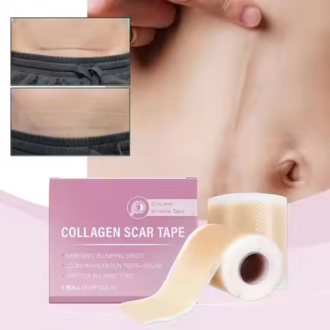 Hot Sale 1 Roll Silicone Scar Sheet Effective Scar Waterproof Breathable Painless Scar Repair Tape R