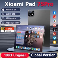 2026 New Original Global Edition Tablet PC Pad 7 Pro Snapdragon 888 Android 14 HD 4K 22GB+2TB 5G Tab