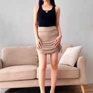 [MAFIA] SKORTkoko SKIRT PANTS SHORT PANTS KOREAN BASIC SKIRT WITH SIDE DRAWSTRING