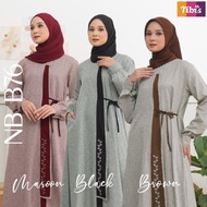 [ SALE ] GAMIS NIBRAS NBRS NB B76 BLACK BROWN MAROON XS - XXL / OOTD