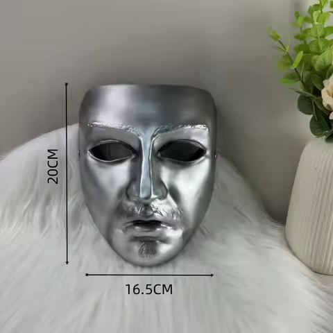 Halloween Easter Baldwin IV cosplay handmade resin craft masks