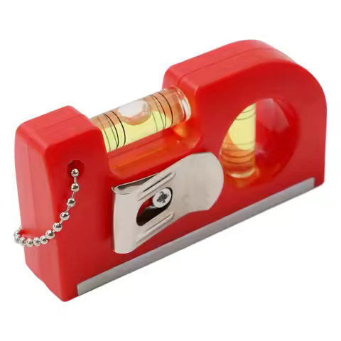 2 In 1 Pocket Level Bubble Level With Magnet Base Level Portable Level Magnetic ABS Case Determine L