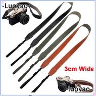 LUOYAO Micro Single Strap, PU Leather Adjustable Camera Shoulder Strap, Accessories Retro SLR Camera