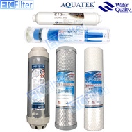 ชุดไส้กรอง Aquatek และ  ULTRATEK RO 50 GPD 75 GPD85 GPD 100 GPD 150 GPD 500 GPD