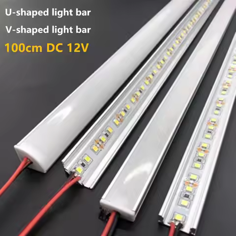 LED 72LEDs Bar DHL 1m 72LEDs LED Bar 12VDC 18W LED Lichtbalk Aluminium Profiel Voor LED Kast Bar Lic