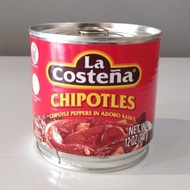 BERKUALITAS La Costena Chipotles / Chipotle peppers in Adobo Sauce 340