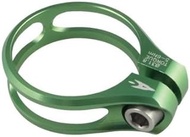 Aerozine XSC1.0 Ultralight Road MTB Seatpost Clamp with Titanium Bolt 11g (Green, 31.8mm)