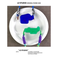 phone chain handphone chain Original Blue Small Crocodile Strap Halter Neck Portable Cartoon