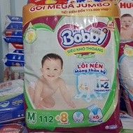 Tã quần bobby siêu kho thoáng size M112+8 miếng_ lõi nén thần kỳ. date 2026