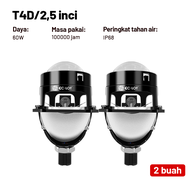 CC·LOT LED Projector Lens Biled Bi-led 2.5 Inch Lampu Ganda 60 Watt Biled Projector 6000 Lumen 6000