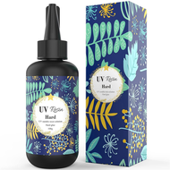 (UFEM) UV Resin - 100G Crystal Clear Hard Type Glue Ultraviolet Curing Epoxy Resin for DIY Jewelry M