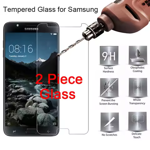 1/2 Pieces Screen Protector Film for Samsung J5 2016 J3 Pro Protective Glass Tempered Glass for Sams