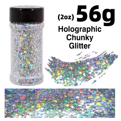 Nail Glitter Dreamy Colorful Glitter, Nail Decoration Accessories Charm Embellishment, Colorful Glit
